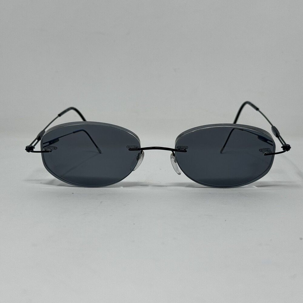 Silhouette 7534 50 6082 Black Rimless Eyeglass Frames 50-17-135 Made in Austria